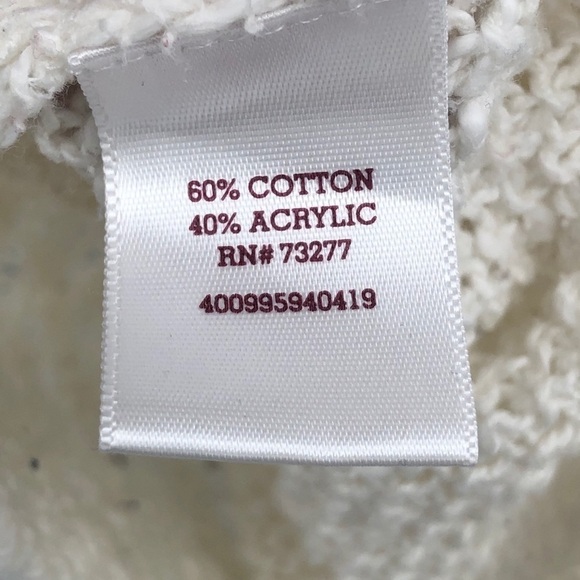 So Women’s cream net sweater longsleeve crewneck M - Picture 12 of 13